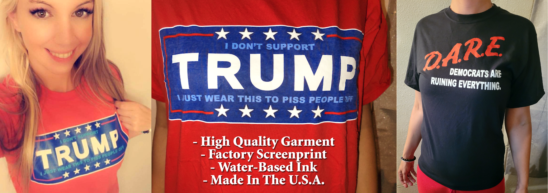 High Quality Garment, Factory Screenprint, Water-Based Ink, Made In The U.S.A.
